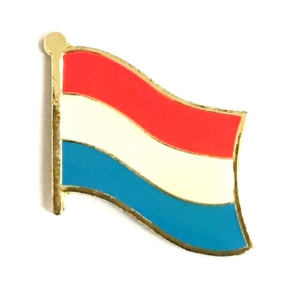 Luxembourg Flag Lapel Pins - Single