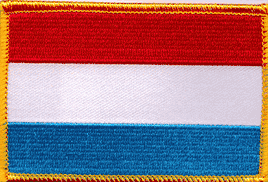 Luxembourg Flag Patch
