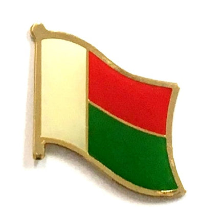 Madagascar Flag Lapel Pins - Single