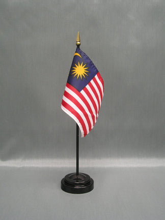 Malaysian Deluxe Miniature Flag