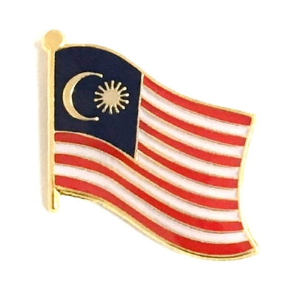 Malaysian Flag Lapel Pins - Single