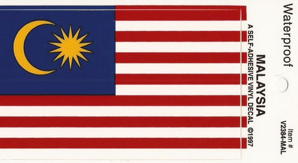 Malaysian Vinyl Flag Decal