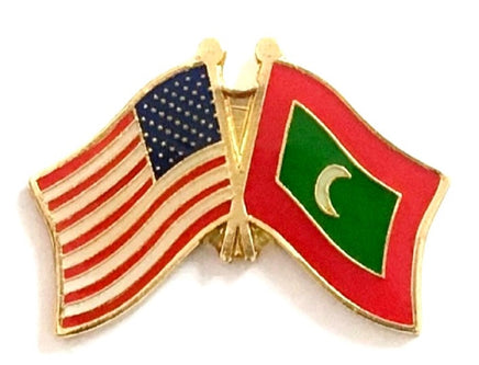 Maldives Friendship Flag Lapel Pins