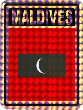 Maldives Reflective Decal