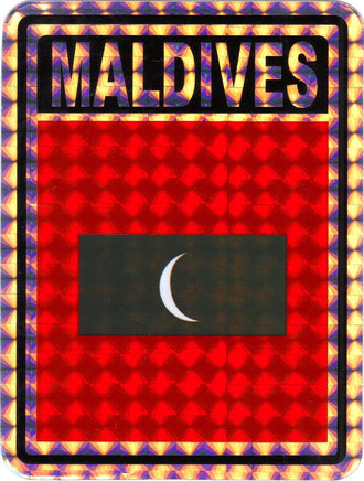 Maldives Reflective Decal