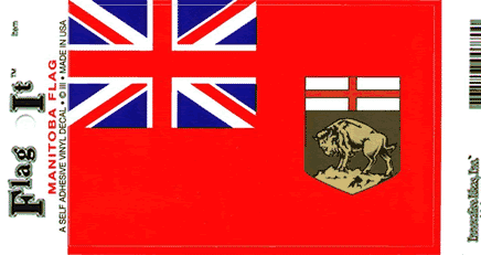 Manitoba Flag Decal