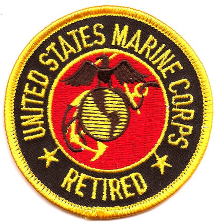 Marine Corps Retired Patch - Round