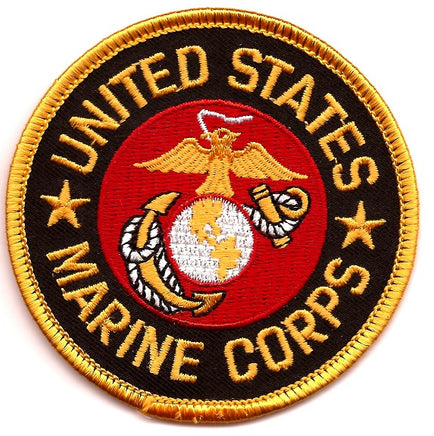 Marines Round Seal Patch