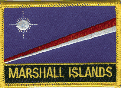 Marshall Islands Flag Patch - With Name