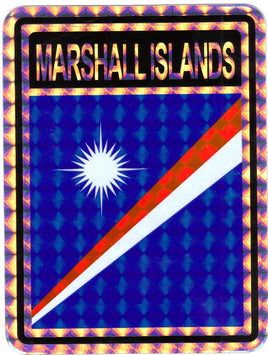 Marshall Islands Reflective Decal