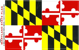 Maryland State Vinyl Flag Decal