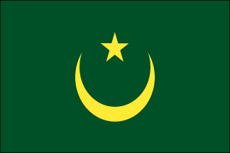 Old Mauritania Polyester Flag