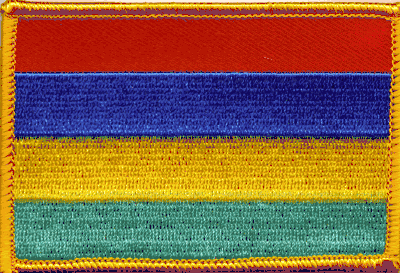 Mauritius Flag Patch