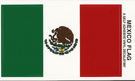 Mexico Vinyl Flag Decal