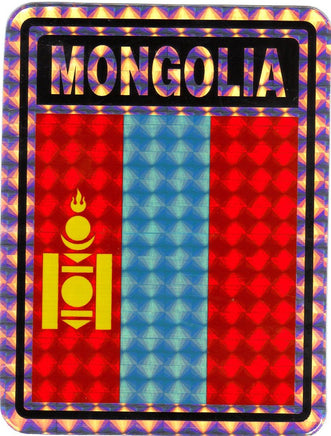 Mongolia Reflective Decal