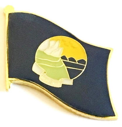 Montana State Flag Lapel Pin - Single