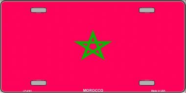 Morocco Flag License Plate