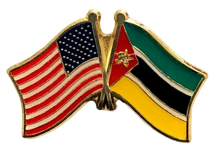 Mozambique Friendship Flag Lapel Pins