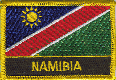 Namibia Flag Patch - With Name