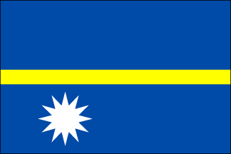 Nauru Polyester Flag