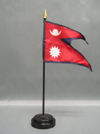 Nepal Deluxe Miniature Flag