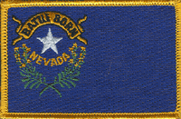 Nevada State Flag Patch Rectangle