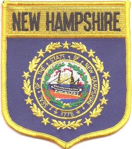 New Hampshire State Flag Patch - Shield