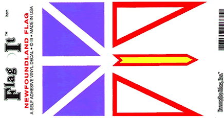 Newfoundland Flag Decal