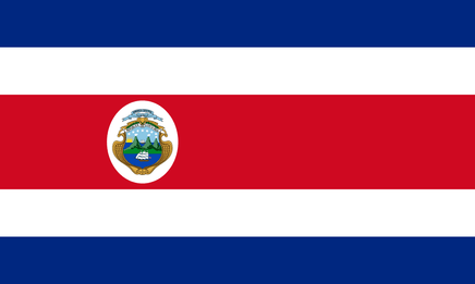 Costa Rica 2'x3' Polyester Flag