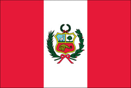 Peru 3'x5' Nylon Flag