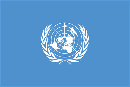 United Nations 3'x5' Nylon Flag