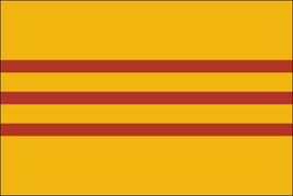 South Vietnam 3'x5' Nylon Flag