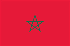 Morocco 3'x5' Nylon Flag