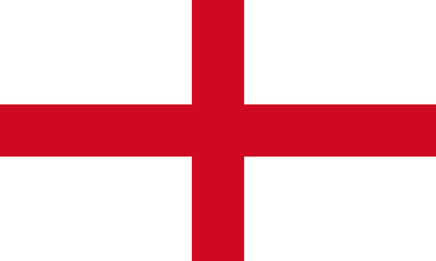 England 2'x3' Polyester Flag