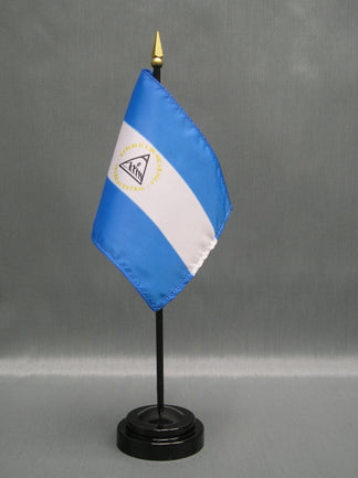 Nicaragua Deluxe Miniature Flag