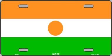 Niger Flag License Plate
