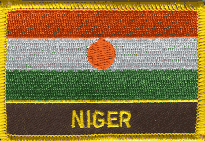 Niger Flag Patch - With Name