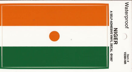 Niger Vinyl Flag Decal