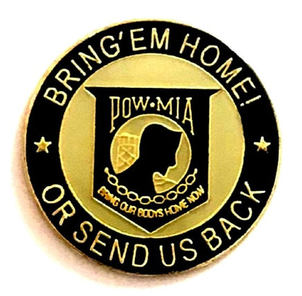United States POW/MIA Round Emblem