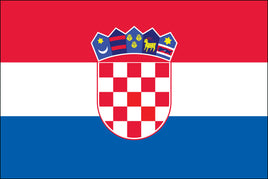 Croatia 2x3 Polyester Flag