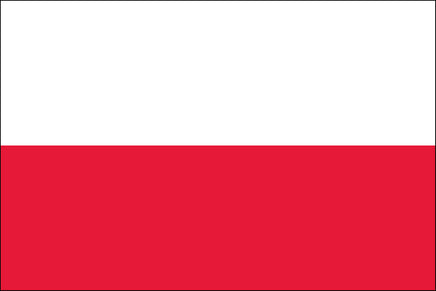 Poland 2x3 Polyester Flag