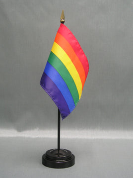 Rainbow Miniature Flag