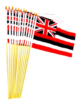 Hawaii 12"x18" Stick Flag