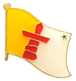 Nunavat Flag Lapel Pins - Single
