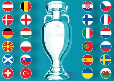 2021 Euro Cup Flag Set - 24 Flags