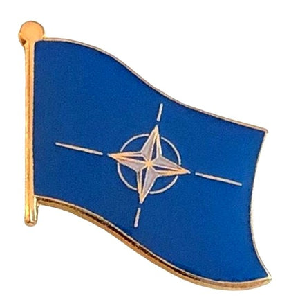 NATO Flag Lapel Pins - Single