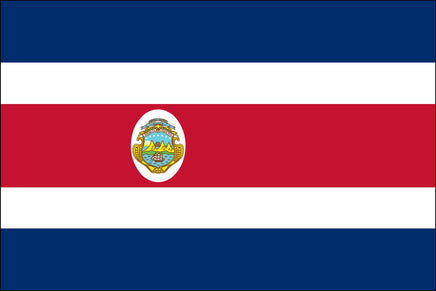 Costa Rica 3'x5' Nylon Flag