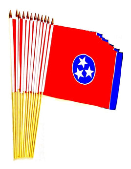 Tennessee 12"x18" Stick Flag