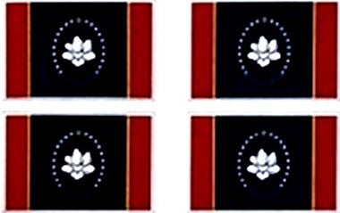 Mississippi State Flag Stickers - 50 per sheet - New Design