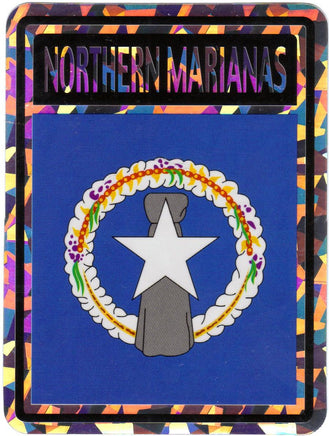 Northern Marianas Reflective Decal